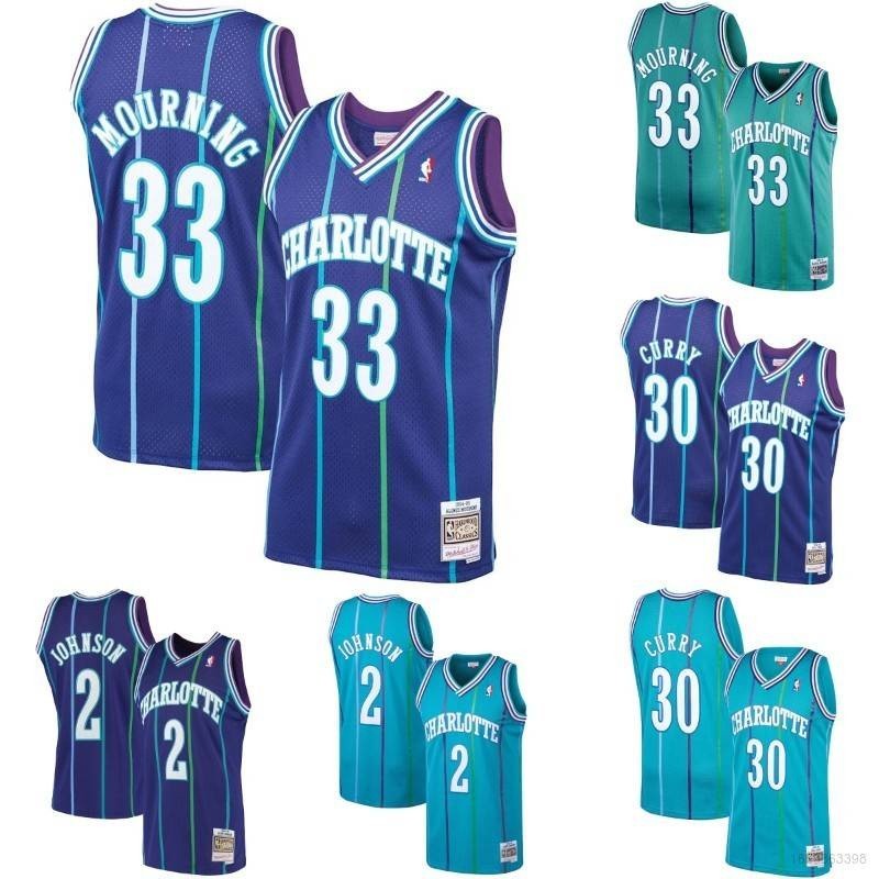 BKB N-BA Jersey Charlotte Hornets Luto Curry Ball Camisa Clássica ...