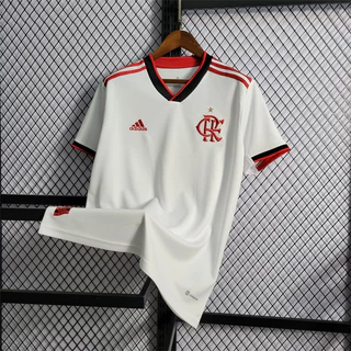 Camisa de Futebol Flamengo 23-24 F-O Camisa de Suor Branca para Homens