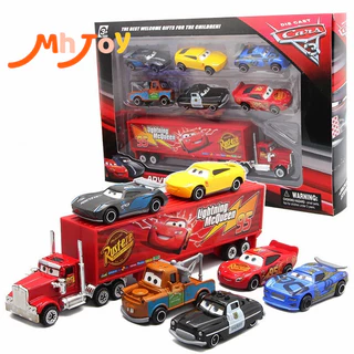 Lighting MC Queen kit De Carregamento De Carros E 6 3 mini Brinquedos Infantis De Liga Leve Dois Cem Dez