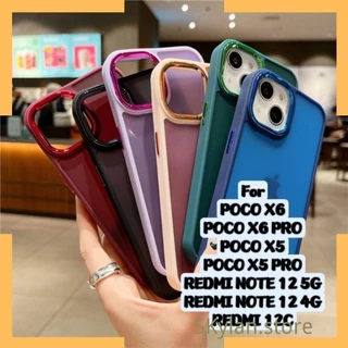 Capa Space Acrilico fosca Colorida Comaptivel Com XIAOMI REDMI POCO X6/X6 PRO /X5 /X5 PRO /NOTE 12 5G/ NOTE 12 4G REDMI 12C