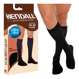 Meia 3/4 Masculina Alta Compressão 20-30 mmHg Kendall