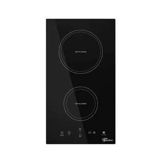 Cooktop de Indução Fischer 2 Bocas com Touch Screen Vitrocerâmica 25941-56249 220v