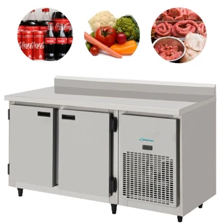 Balcão Refrigerado De Encosto 1,50m 2 Portas Em Inox KBSC-150D Kofisa em Oferta na Shopee