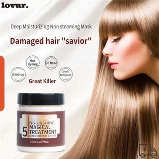 LOVUR Hair , 80ml Queratina Não Vaporizada Deep Hidratação Mais Forte E Rápido Condicionador De Cabelo De Reparo