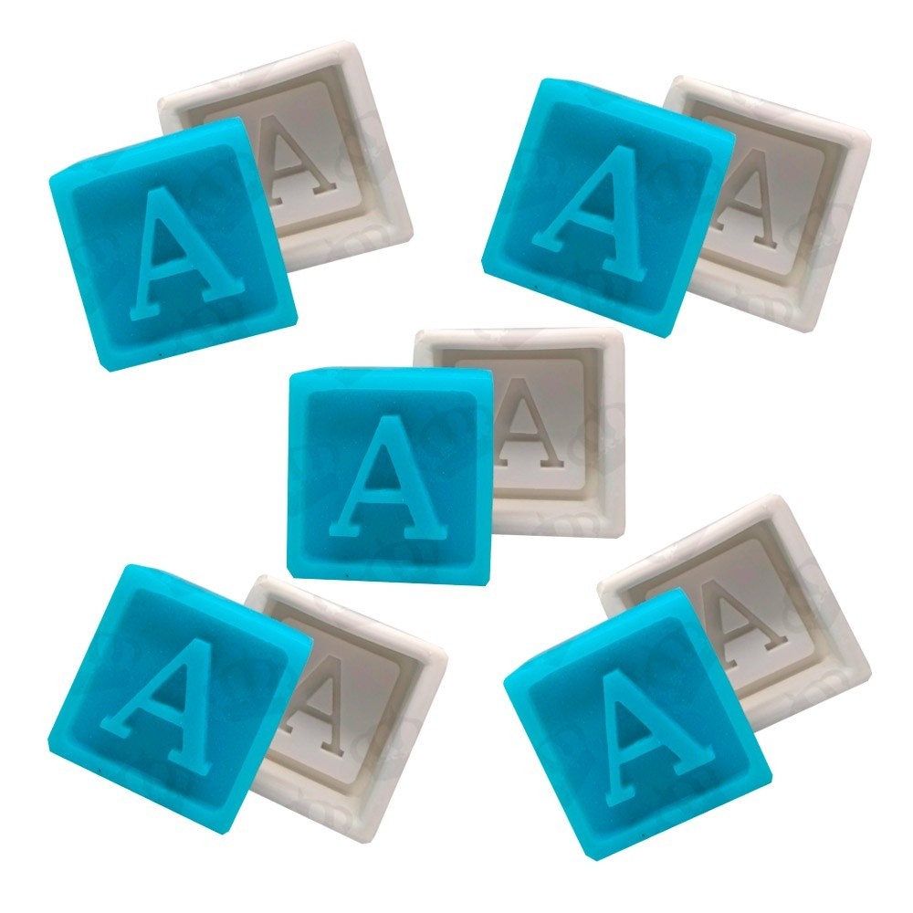 5 Unidades Forma de Silicone Barra Letra Grande Letra B | Shopee Brasil