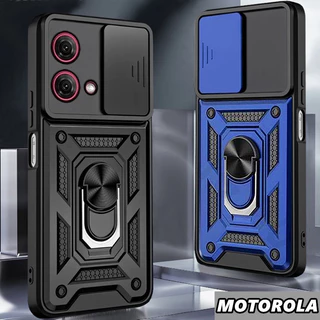 Capa De Armadura À Prova De Choque Para Motorola MOTO G85 G04 G14 G24 G34 G54 G84 G22 G32 G42 G52 G62 G72 G9 Play Plus Edge 40 30 NEO Pro UItra 30 Fusão G10 G20 G30 Suporte Anel Protetor