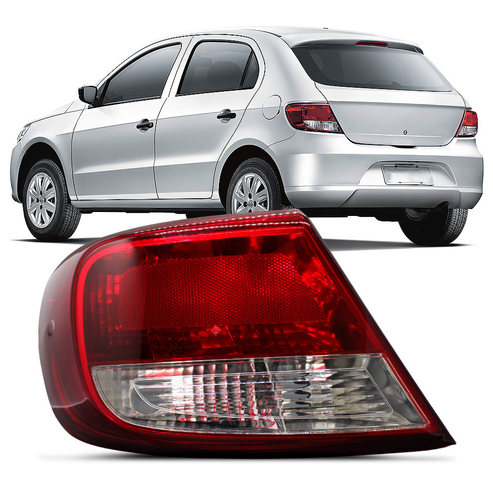 Lanterna Traseira Gol G5 Re Cristal Lado Esquerdo (Motorista) | Shopee ...