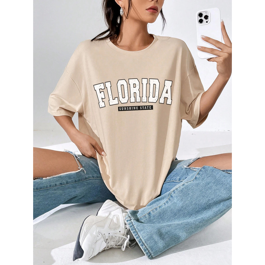 Camiseta Oversized Streetwear Florida