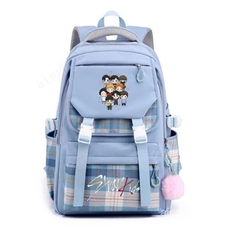 Stray kids Combinação de Mercadorias do mesmo estilo Mochila versão coreana Mochila escolar Mochila estudantil Homens Mulheres Mochila de viagem RHJE