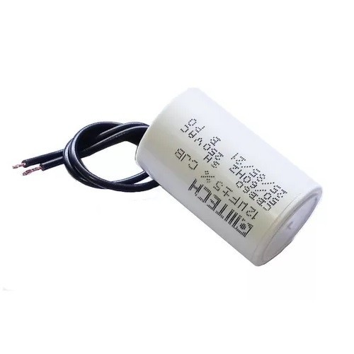 01 Pç/03 Pçs/05 Pçs Capacitor Permanente 12uf 250v 2 fios Portão Eletrônico Motor