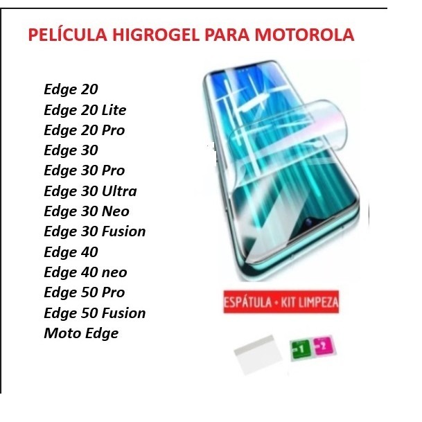 Película Protectora Para Motorola Moto Edge 50 Pro 60 Fusion 60, Cristal Templado 50 Ultra 40