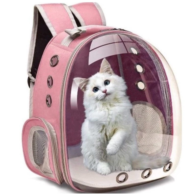 Mochila Bolsa Pet Visão Panorâmica Astronauta Color Gato Ou Cachorro