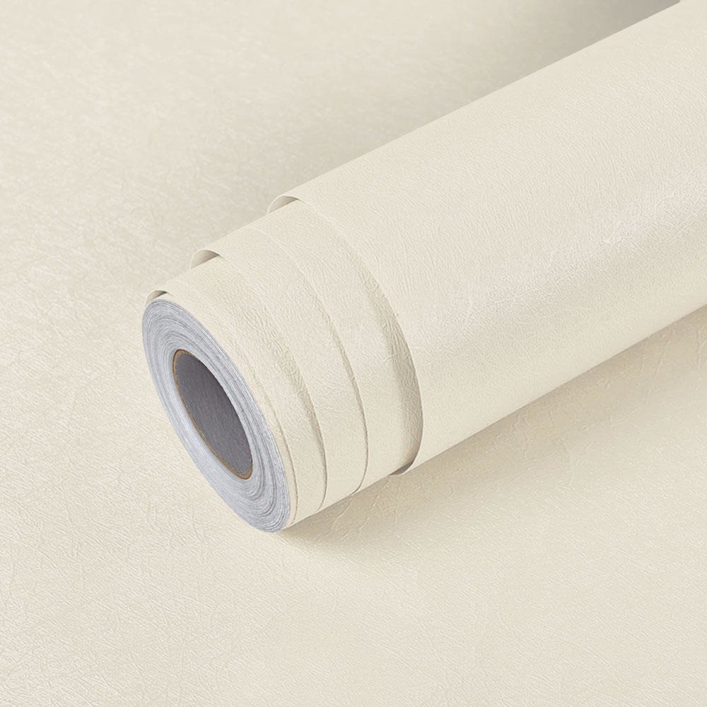 Papel de Parede Adesivo Lavavel Texturizado Rabiscado Creme 5M