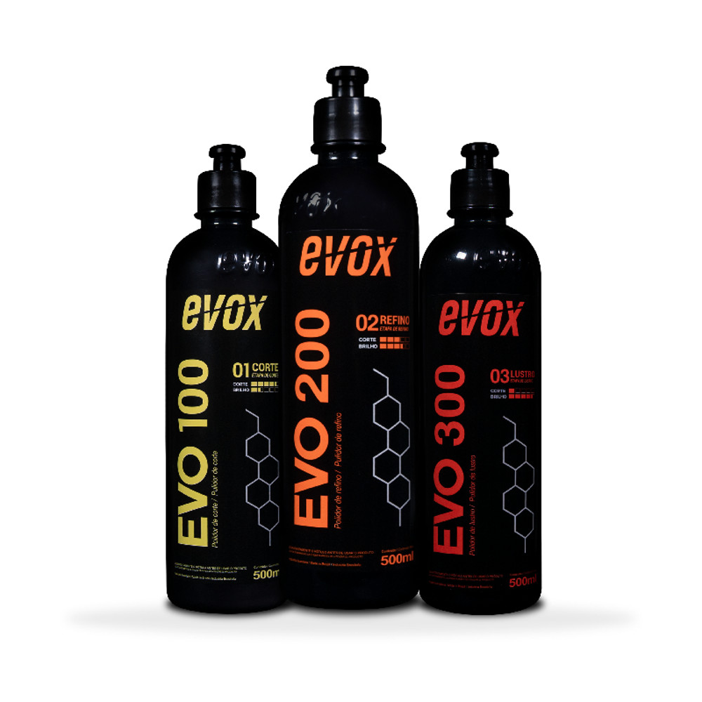 Kit Polidores Evox Evo100 Evo200 Evo300 Polimento Automotivo 110V/220V