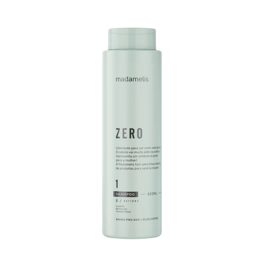Shampoo Zero Madamelis 500ml | Shopee Brasil