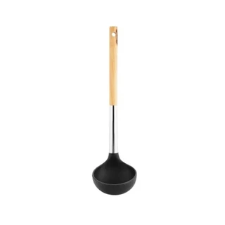 Concha De Nylon e Silicone C/ Cabo De Madeira e Inox - Clink
