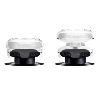 Par de Grips Extensor Crystal Galaxy Edition Para Controle de Playstation Ps4 e Ps5