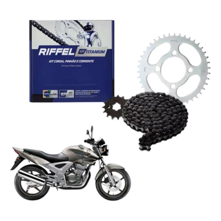 Kit Relação Transmissão Cbx 250 Twister 2001 A 2008