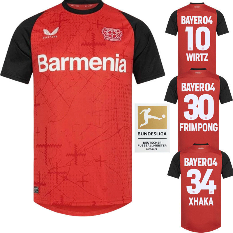 2024 br04 Leverkusen Camisas de Futebol Masculino home Casa