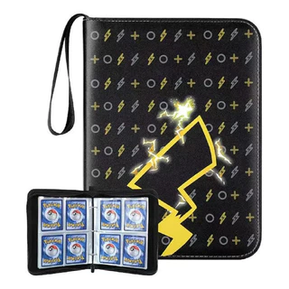 Album Fichário Pasta Pokemon Pikachu P/ 400 Cartas Cards Tcg