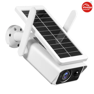 Câmera de vigilância noturna solar alimentada por bateria sem fio com suporte a Wi-Fi capaz de resistir ao calor tro
