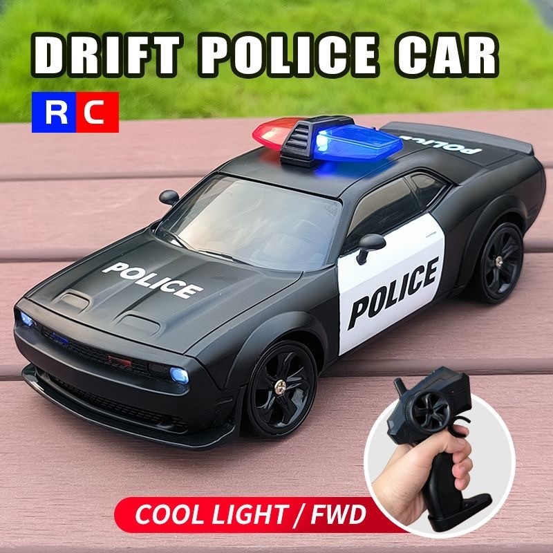 ミニカー Dodge Police Car Ride-On Toy 4WD RC Drift Carro De Corrida Brinquedo AE86 Toyota RTR Dodge