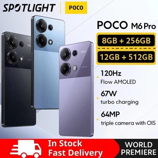 Versão global Do smartphone POCO-M6 Pro , Helio G99 , 120Hz Ultra Stream , Câmera Tripla De 64MP , Carregamento turbo OIS De 67W , Pré-premiere Mundial