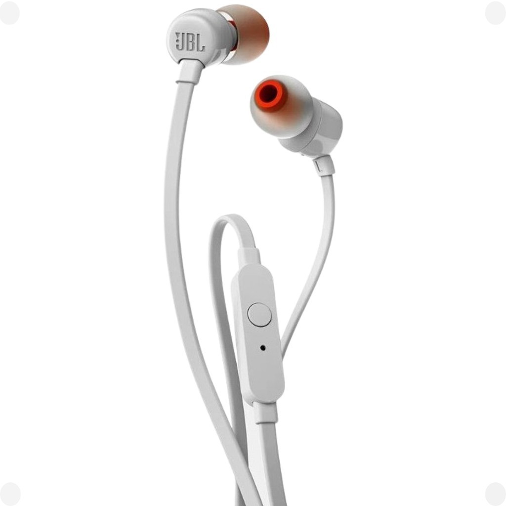 Fone De Ouvido Intra Auricular JBL T110 Branco