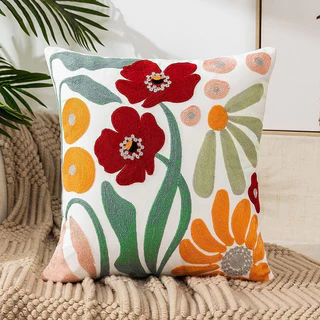 MODUS 1 Peça Capa De Almofada Artesanato de Bordado Super Macio Roupa De Cama Para Casa N1020