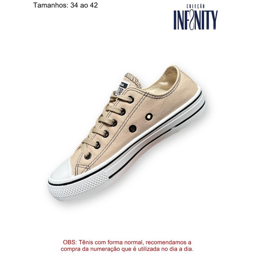 TENIS DAY STAR ADULTO / NUDE FORMA NORMAL | Shopee Brasil