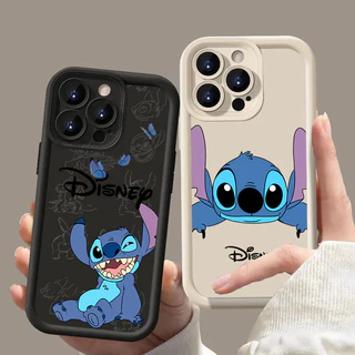 Adorável Capa De Ponto Disney Para iPhone 11 12 13 14 15 Pro Max XR X XS 7 8 Plus SE 2020 13 12 Mini Silicone À Prova De Choque De Monstros De Desenho Animado Engraçado