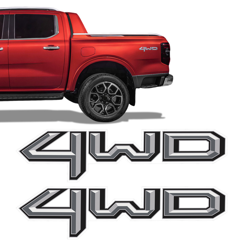 Par De Adesivos 4WD Ranger 2024 Emblema Lateral - Generico | Shopee Brasil