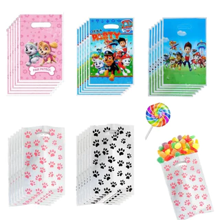 Sacos De Patrulha De Patas Presente Desenhos Animados Festa De Aniversário Decoração Suprimentos Embalagem Cães Caixa De Doces Chuveiro Bebê Casa De Presentes De Férias