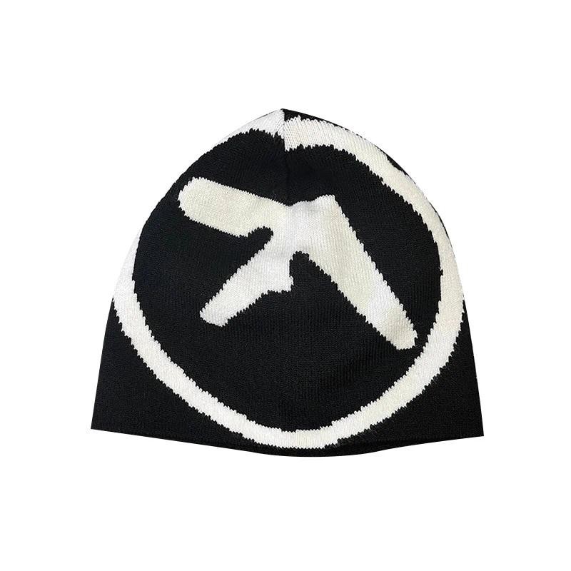 Mulher Chapéu Feijão De Tricotar Aphex Twin Caps For Men Y2k