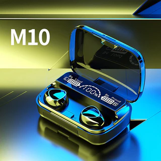 Fone M10 De Ouvido bluetooth 5.1 Sem Fio tws Estéreo Com Pod Carregador Power Bank