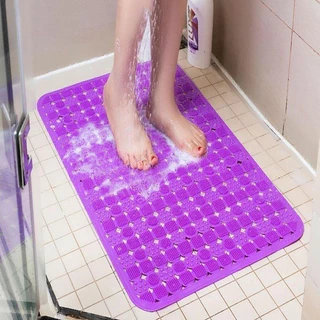 Tapete para Box Banheiro Silicone com ventosas Antiderrapante. pvc 35x65cm
