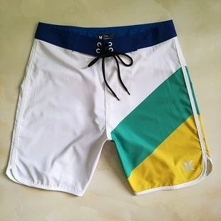 Quiksliver Summer Casual Impresso Micro-Elástico Calças De Praia Masculinas Casuais