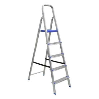 Escada Alumínio Pratik 5 Degraus Uso Doméstico em Oferta na Shopee