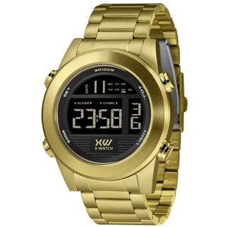 RELÓGIO X-WATCH MASCULINO DIGITAL DOURADO XMGSD003 PXKX