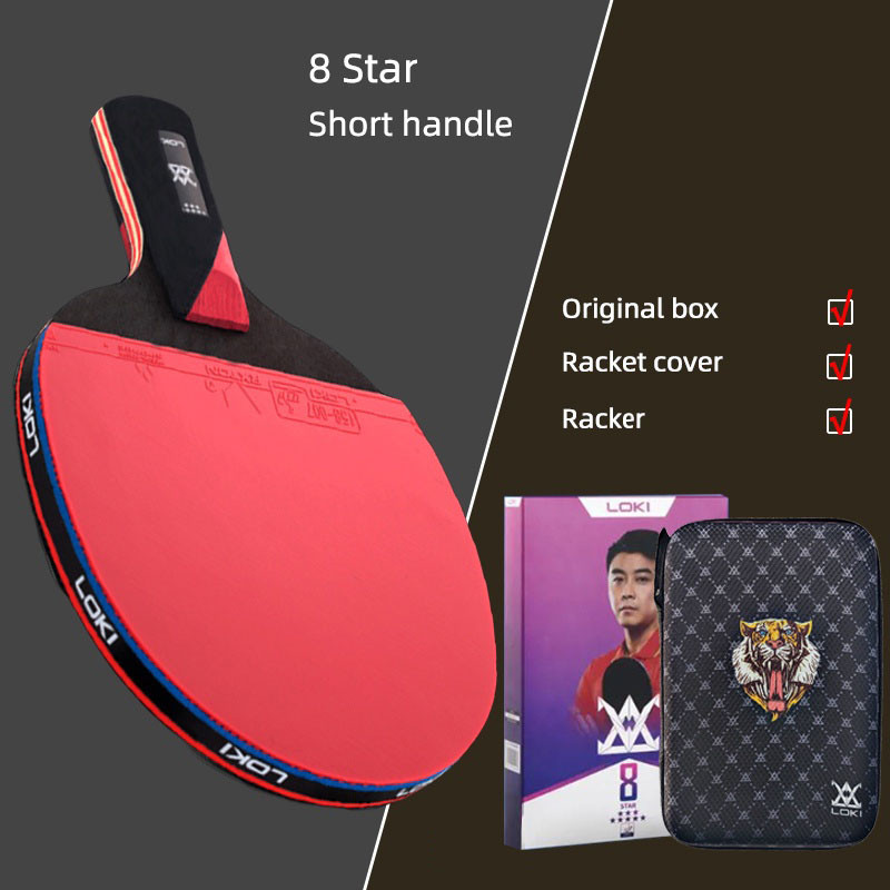 Loki 7/8/9 Star Professional Ping Pong Racket Com Saco Original Attack ...