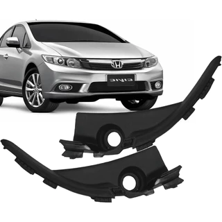 Par Acabamento Churrasqueira Civic 2012 2013 2014 2015 2016 Moldura Canto em Oferta na Shopee