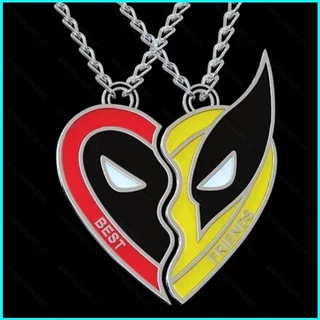 star3 Deadpool Wolverine Best Friends Colar Chaveiro Porta-Chaves