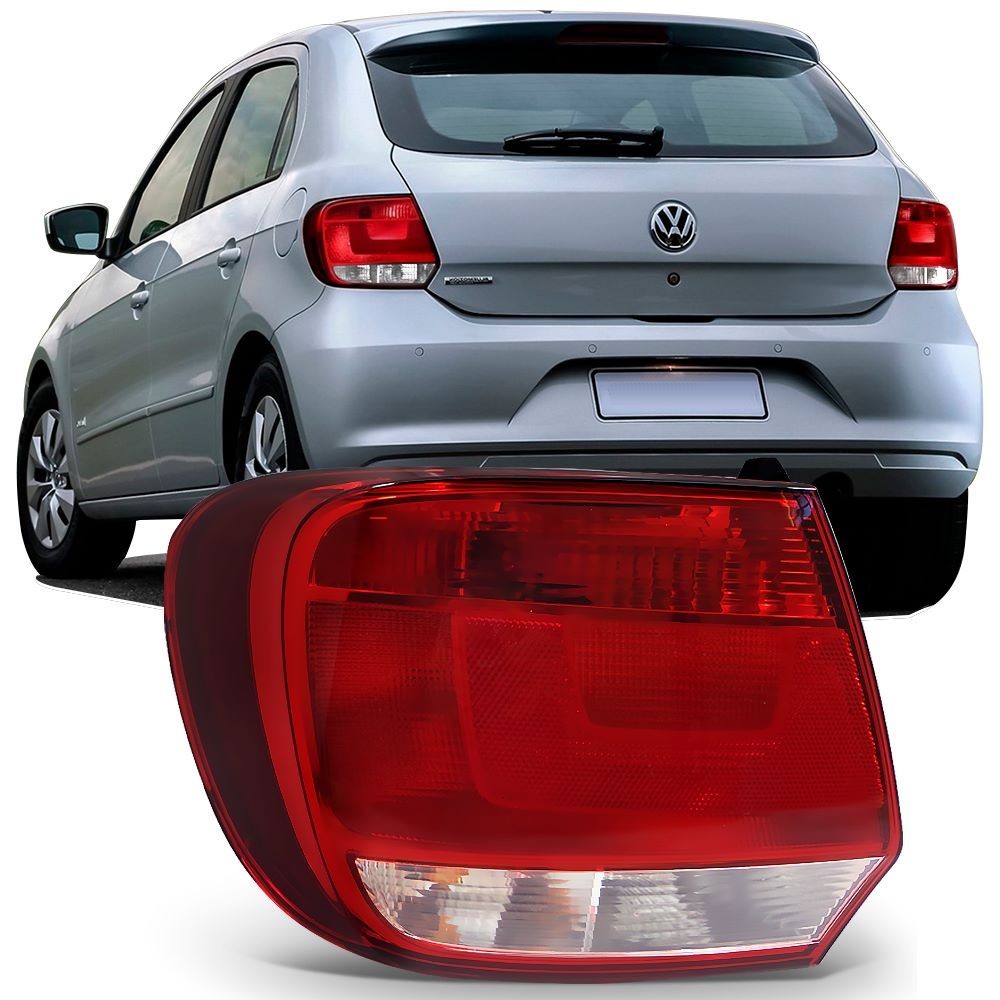 Lanterna Traseira Gol G6 2013 2014 Borda Escura Original Lado Esquerdo ...