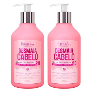 Forever Liss Kit Desmaia Cabelo 2.0 2x Máscara Mais Potente 200g