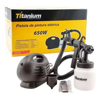 Pistola de pintura pulverizadora elétrica 650 watts - Titanium