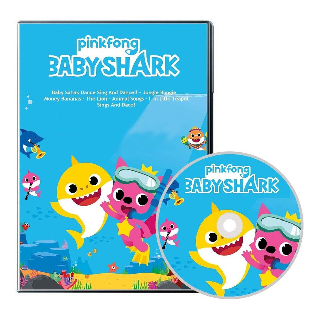 Dvd Baby Shark: Pink Fong (20 Clipes Infantil) | Shopee Brasil