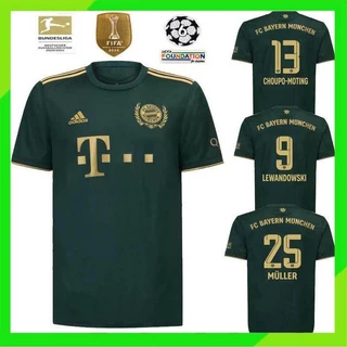 Bayern Múnich Oktoberfest quarta camisa tamanho S-2XL 2021-2022 Futebol 21/22 manga curta Fãs do homem