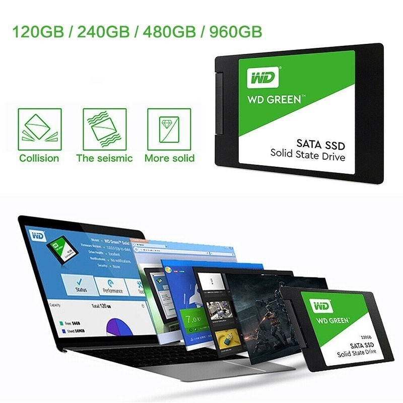Western Data SSD 120GB 240GB 480GB 1TB SATA3 Unidade de estado