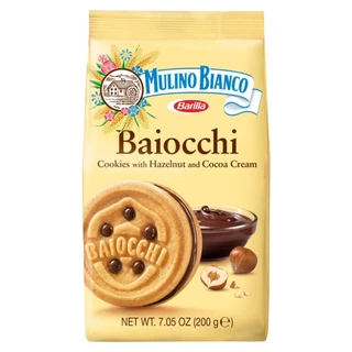 Biscoito C/ Creme de Avelã Baiocchi MULINO BIANCO 200g
