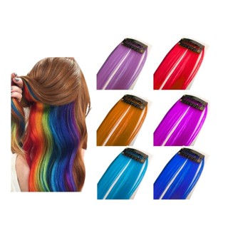 Mecha Cabelo Colorida Presilha Tic-Tac em Oferta na Shopee